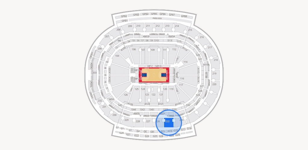 Little Caesars Arena Seating Chart