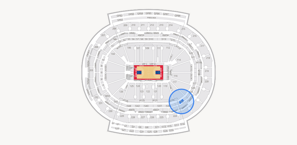 Little Caesars Arena Seating Chart