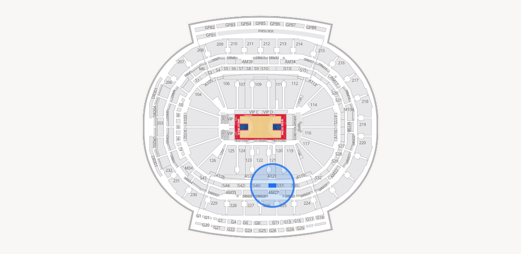 Little Caesars Arena Seating Chart