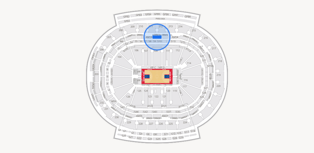 Little Caesars Arena Seating Chart