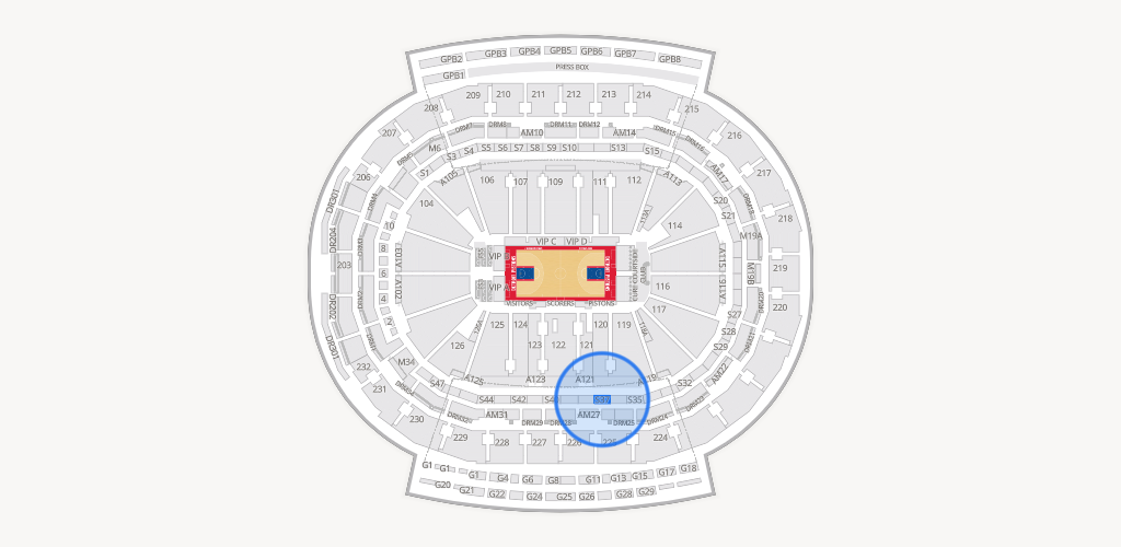 Little Caesars Arena Seating Chart
