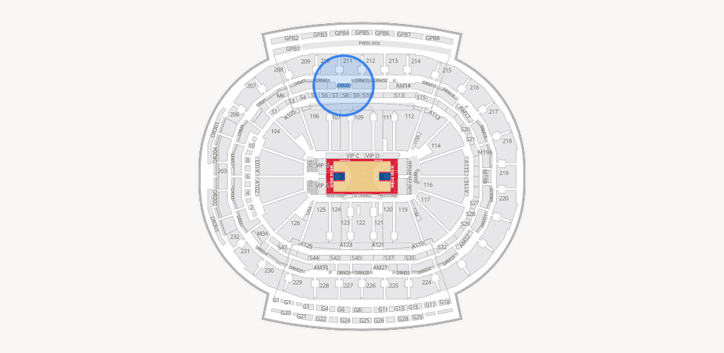 Little Caesars Arena Seating Chart