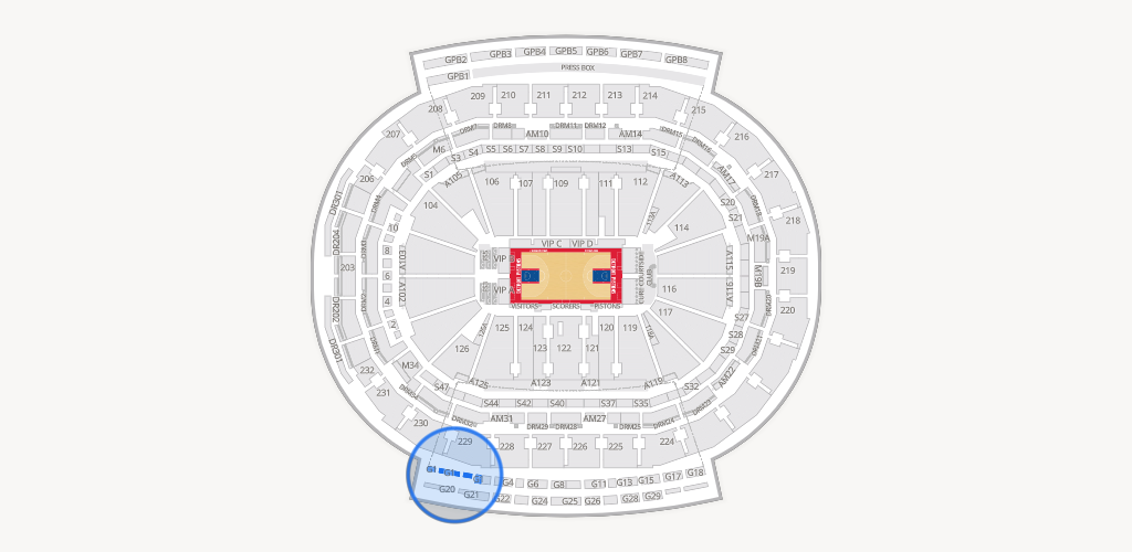 Little Caesars Arena Seating Chart