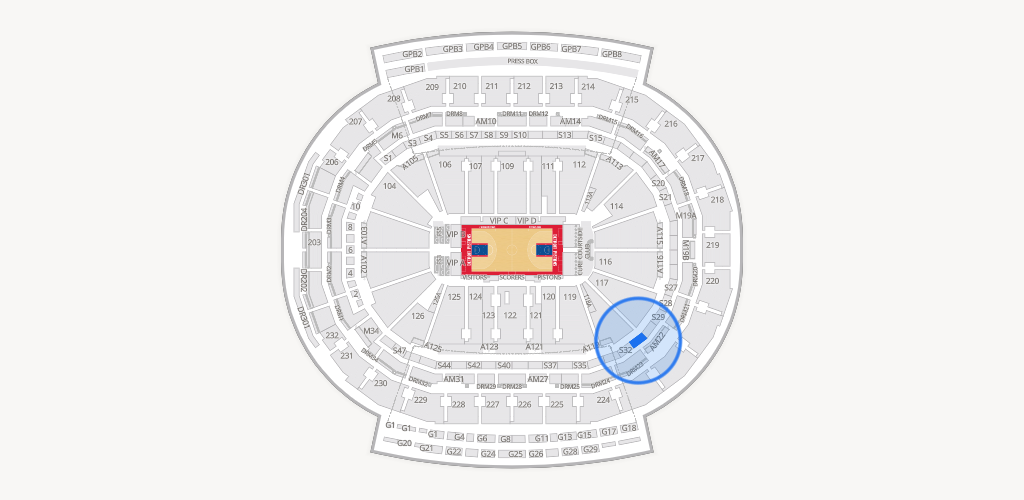 Little Caesars Arena Seating Chart