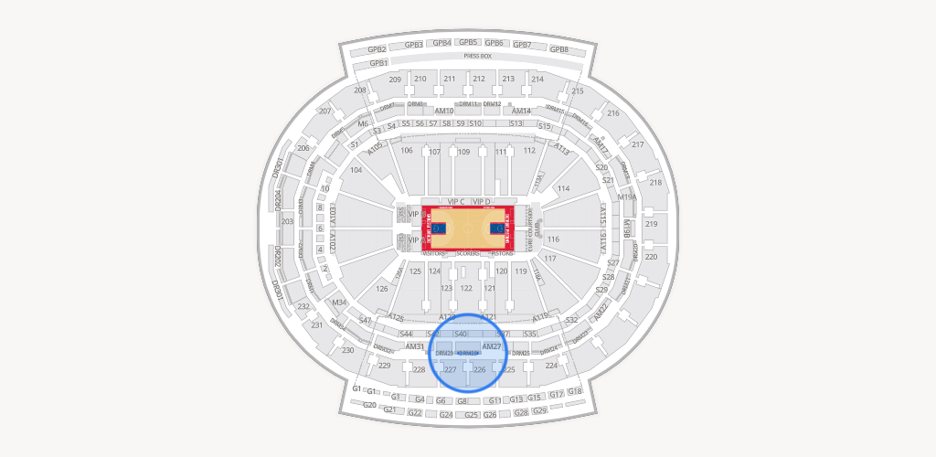 Little Caesars Arena Seating Chart