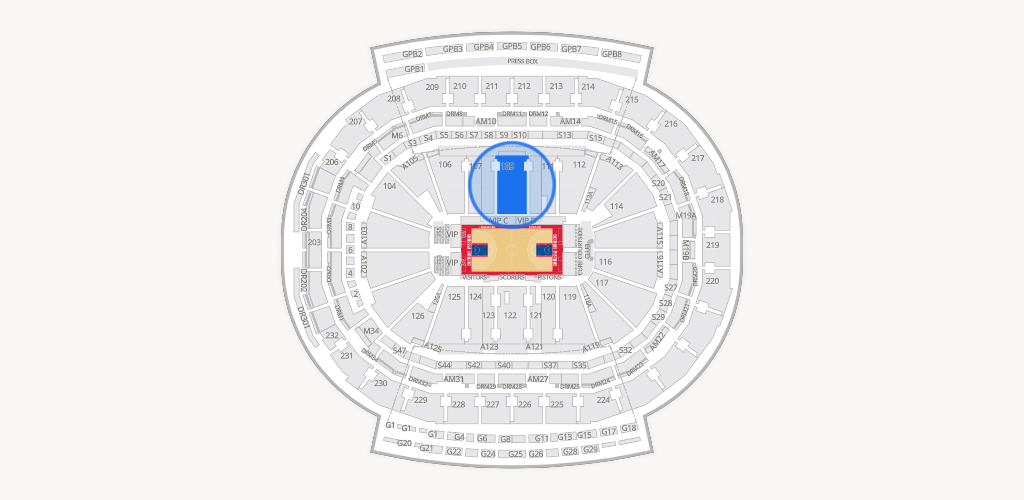 Little Caesars Arena Seating Chart