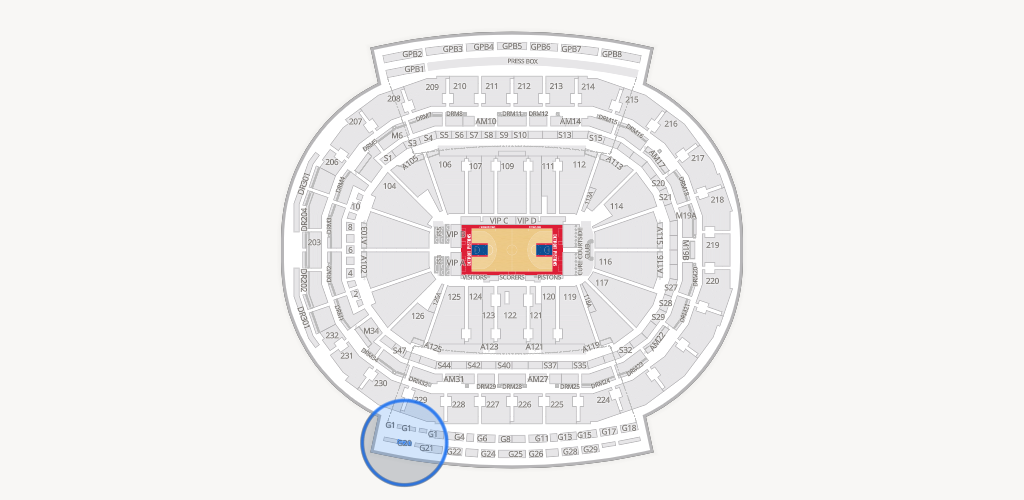 Little Caesars Arena Seating Chart