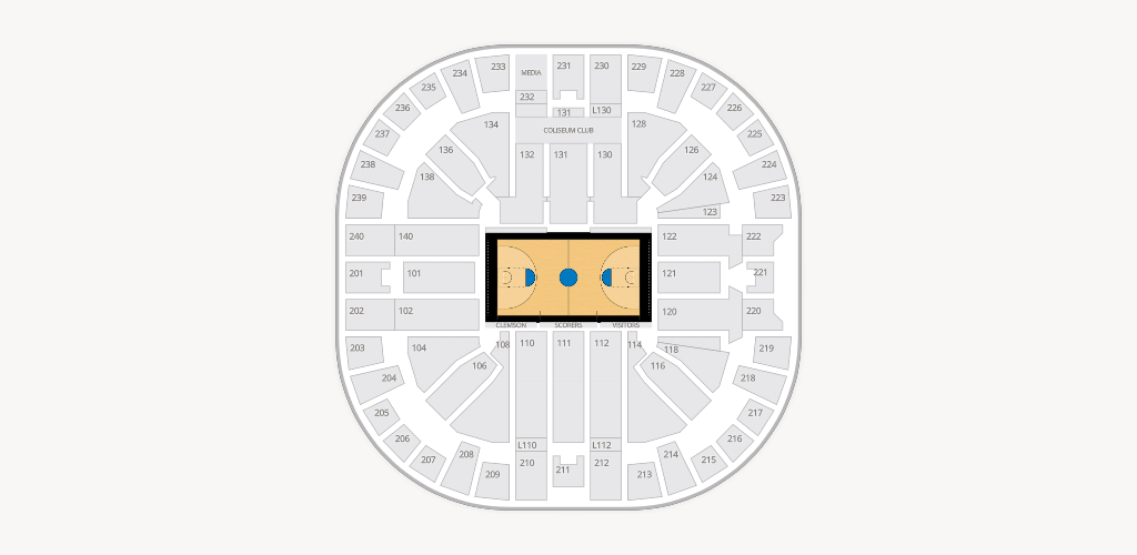 Littlejohn Coliseum Seating Chart