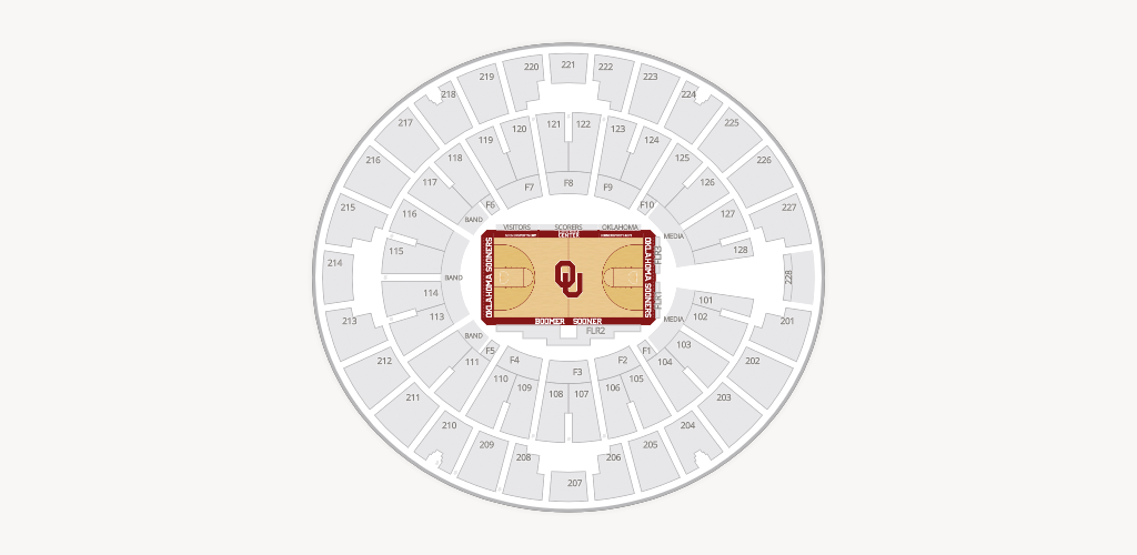 Lloyd Noble Center Seating Chart