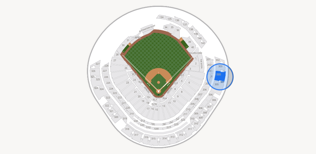 loanDepot park Seating Chart