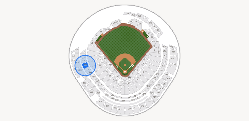 loanDepot park Seating Chart