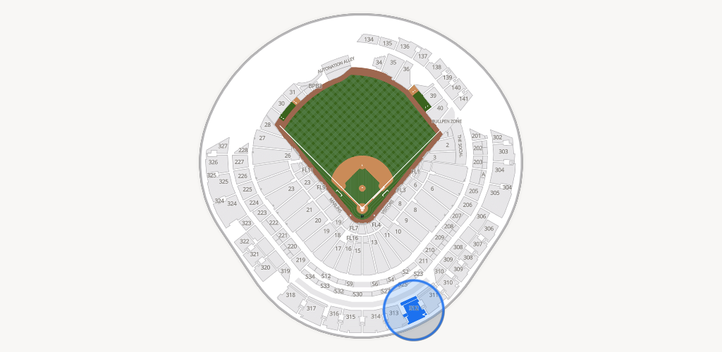 loanDepot park Seating Chart