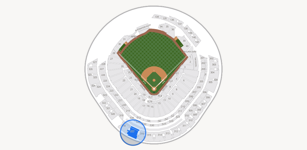 loanDepot park Seating Chart