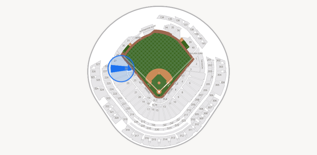 loanDepot park Seating Chart