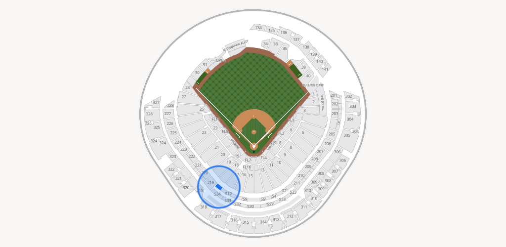 loanDepot park Seating Chart