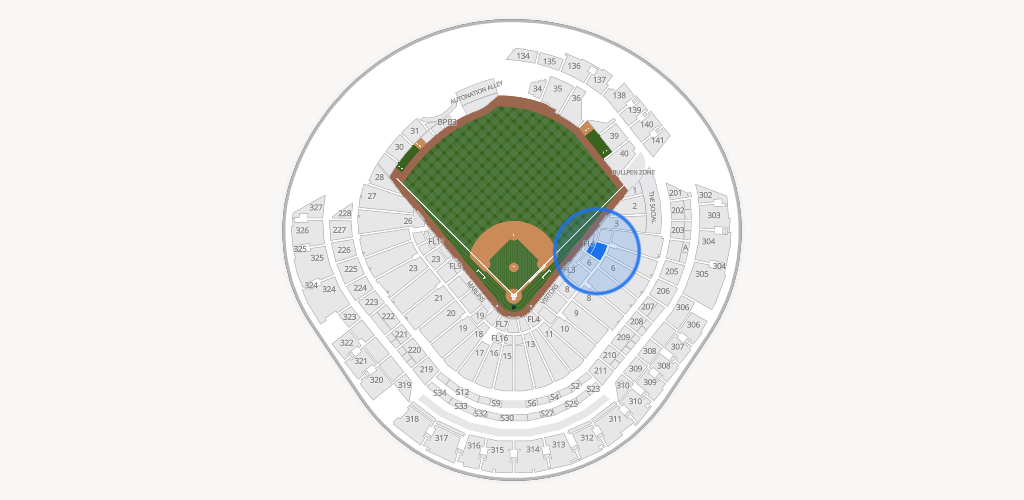loanDepot park Seating Chart