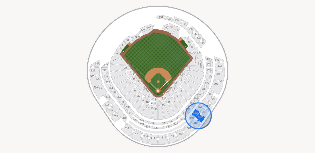 loanDepot park Seating Chart