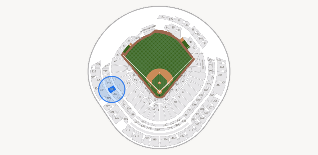 loanDepot park Seating Chart