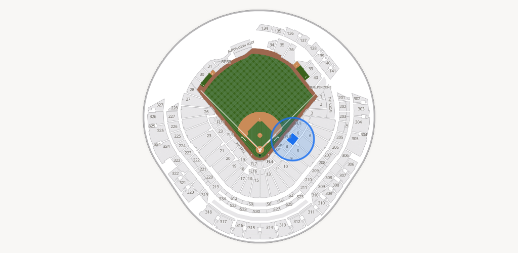 loanDepot park Seating Chart