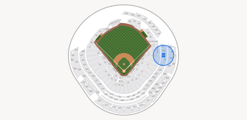 loanDepot park Seating Chart