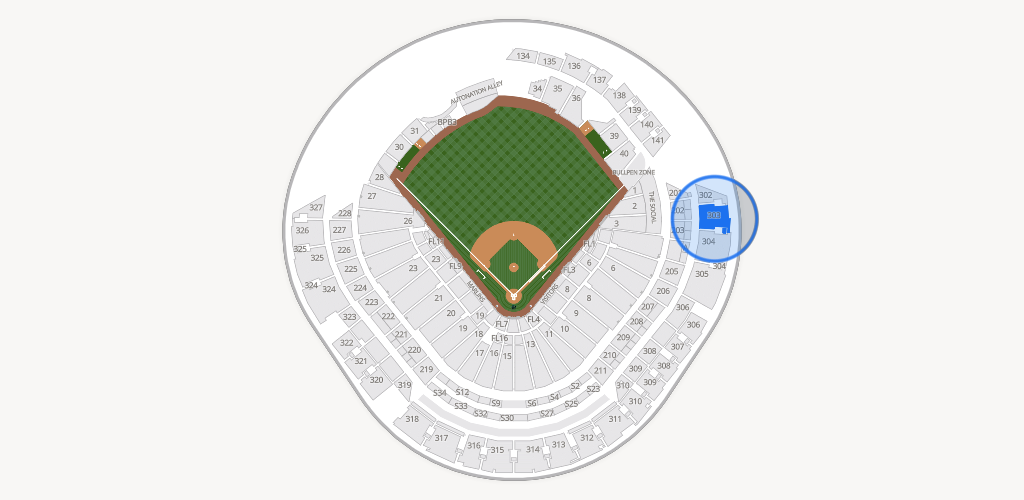 loanDepot park Seating Chart