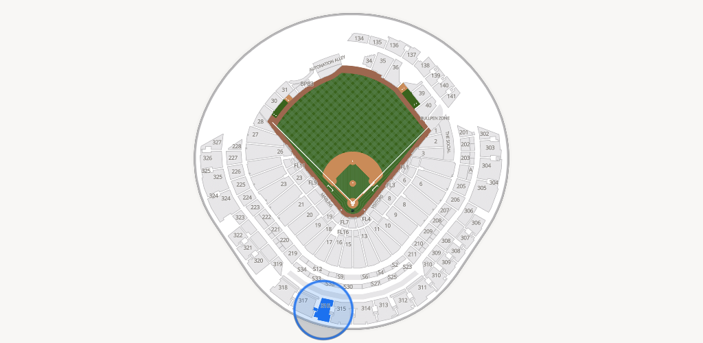 loanDepot park Seating Chart