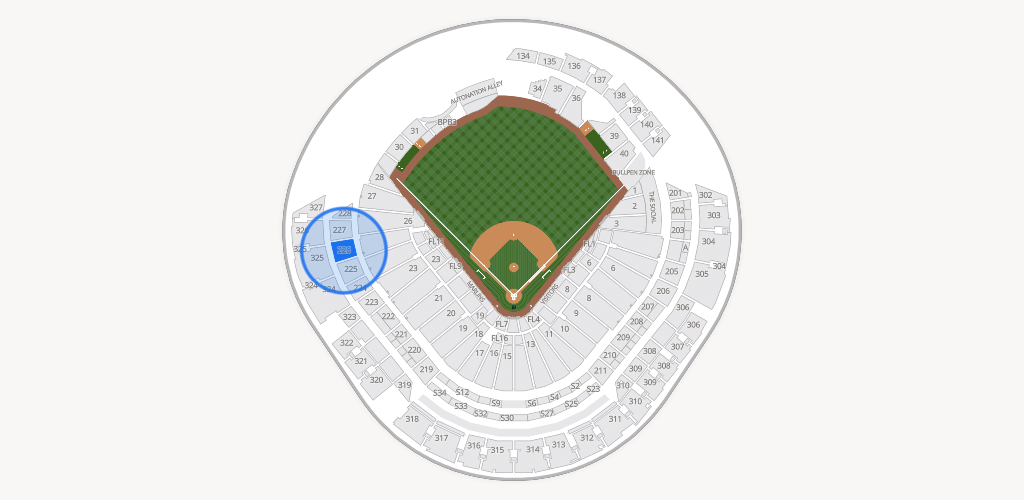 loanDepot park Seating Chart