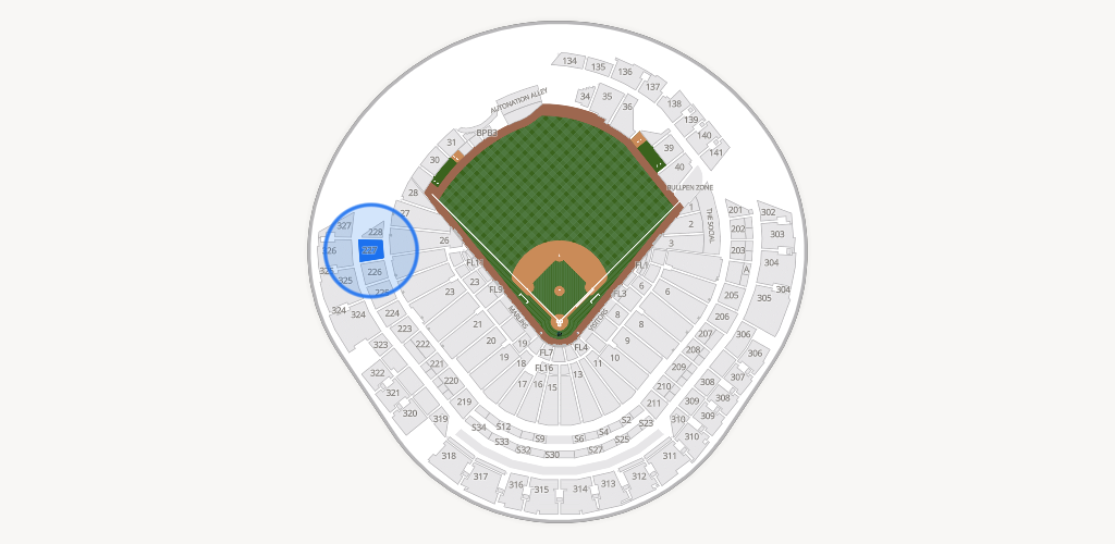 loanDepot park Seating Chart