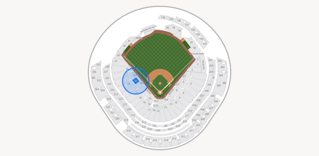 loanDepot park Seating Chart