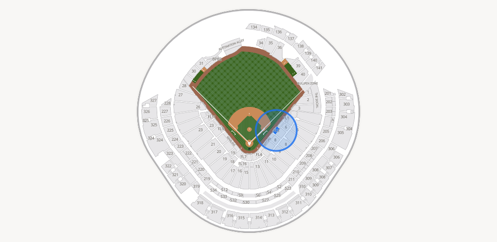 loanDepot park Seating Chart