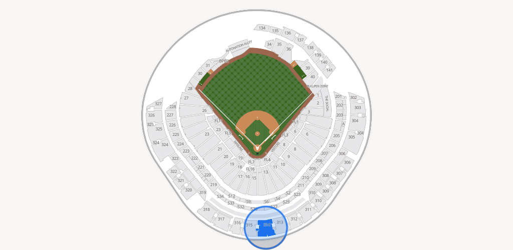 loanDepot park Seating Chart