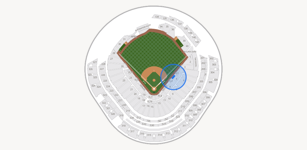 loanDepot park Seating Chart