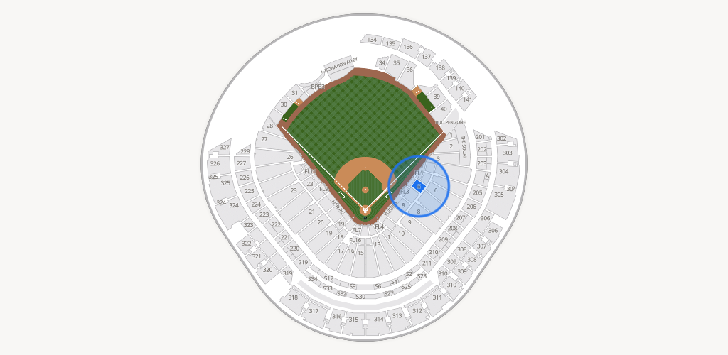 loanDepot park Seating Chart