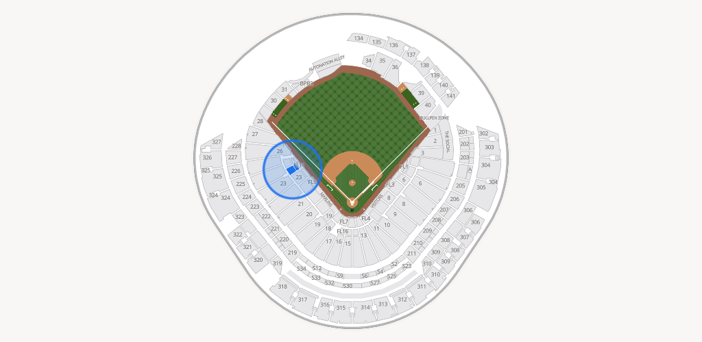 loanDepot park Seating Chart