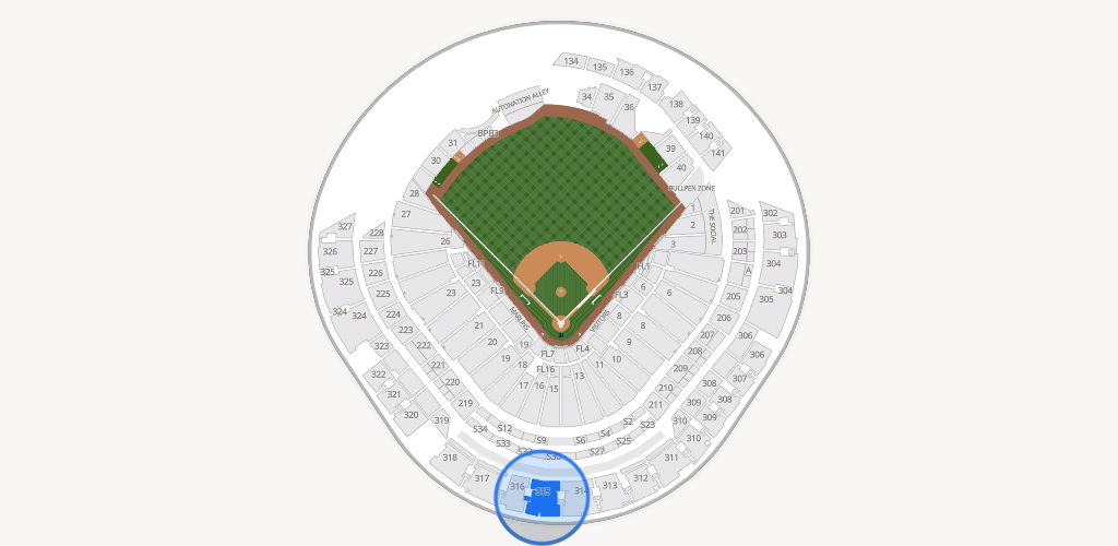 loanDepot park Seating Chart