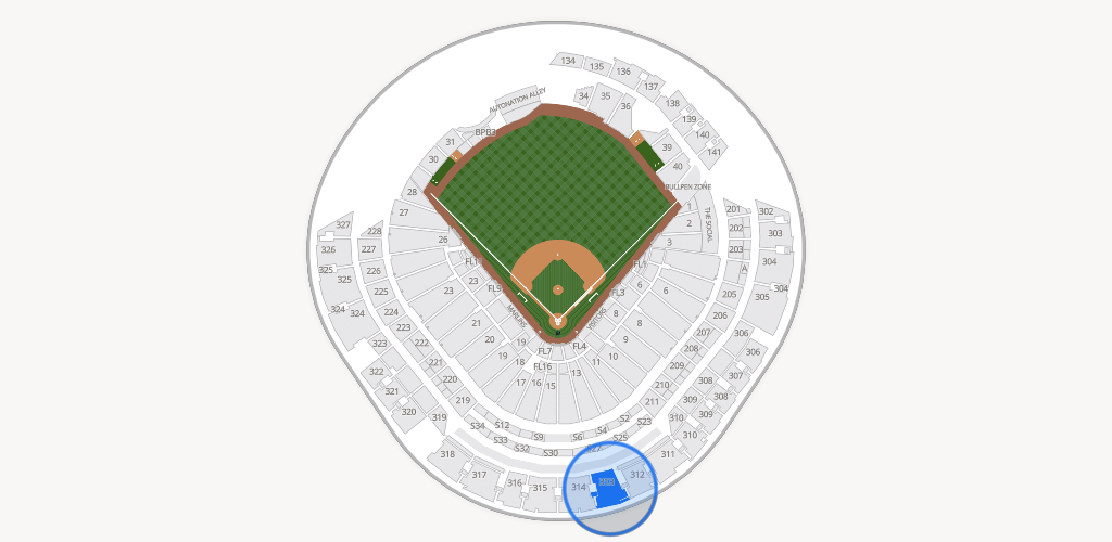 loanDepot park Seating Chart