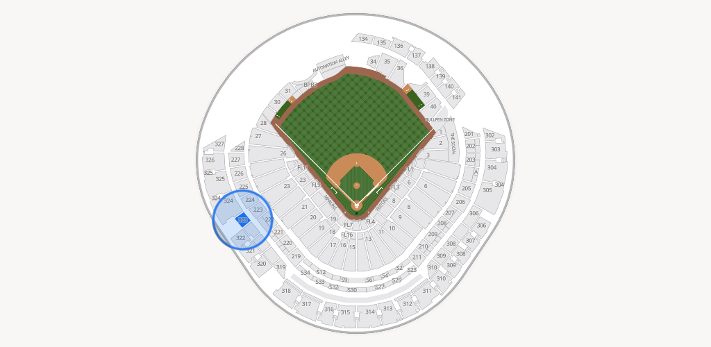 loanDepot park Seating Chart