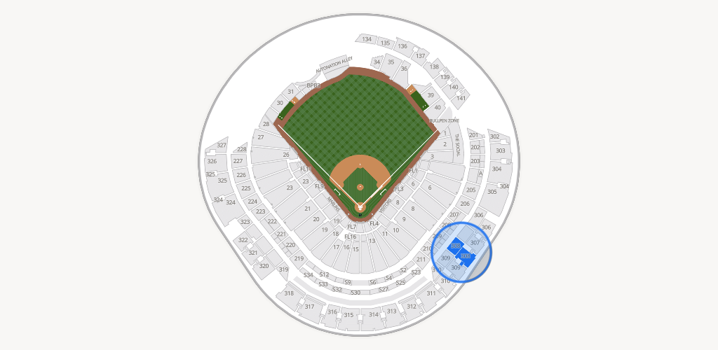 loanDepot park Seating Chart