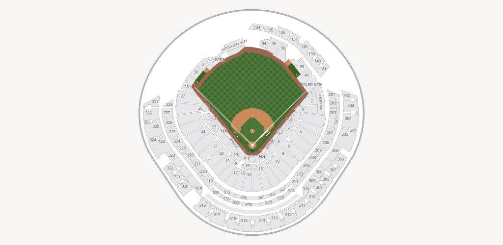 loanDepot park Seating Chart