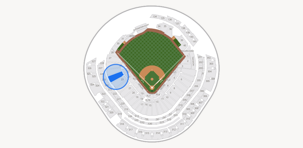 loanDepot park Seating Chart