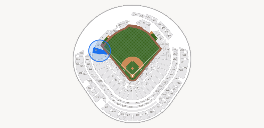 loanDepot park Seating Chart