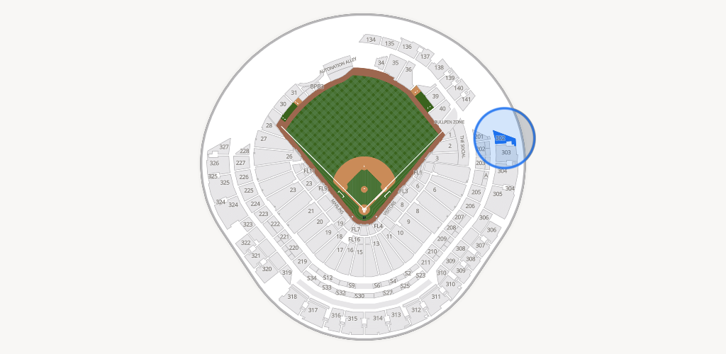 loanDepot park Seating Chart