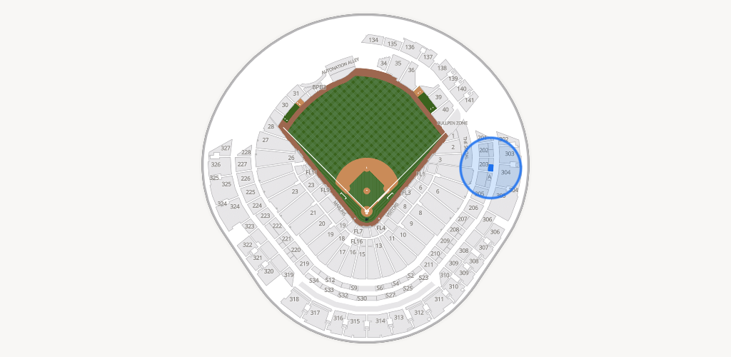 loanDepot park Seating Chart