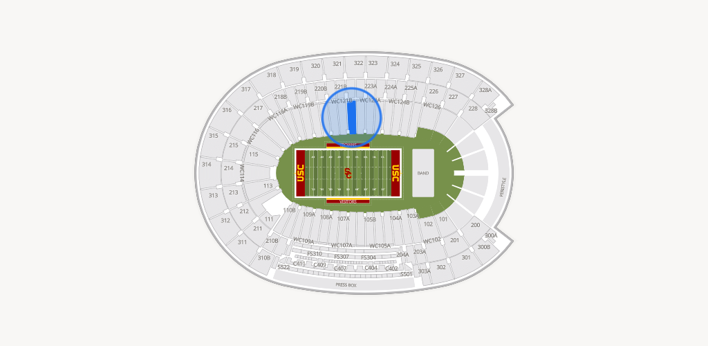 Los Angeles Memorial Coliseum Seating Chart