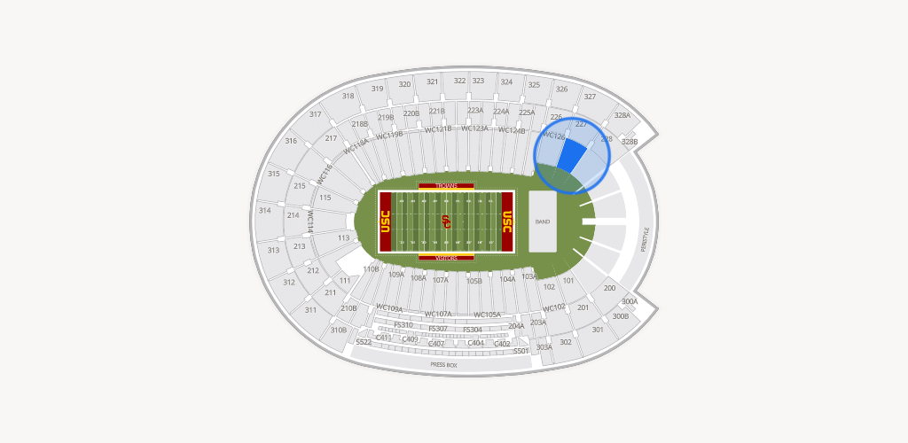 Los Angeles Memorial Coliseum Seating Chart