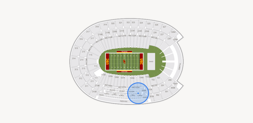 Los Angeles Memorial Coliseum Seating Chart
