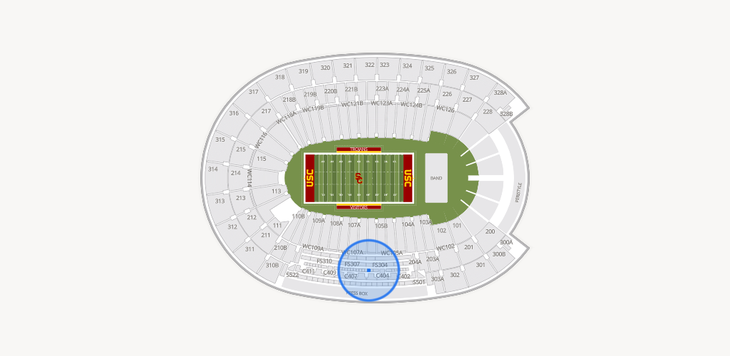 Los Angeles Memorial Coliseum Seating Chart