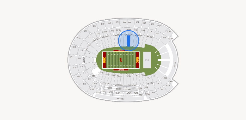 Los Angeles Memorial Coliseum Seating Chart