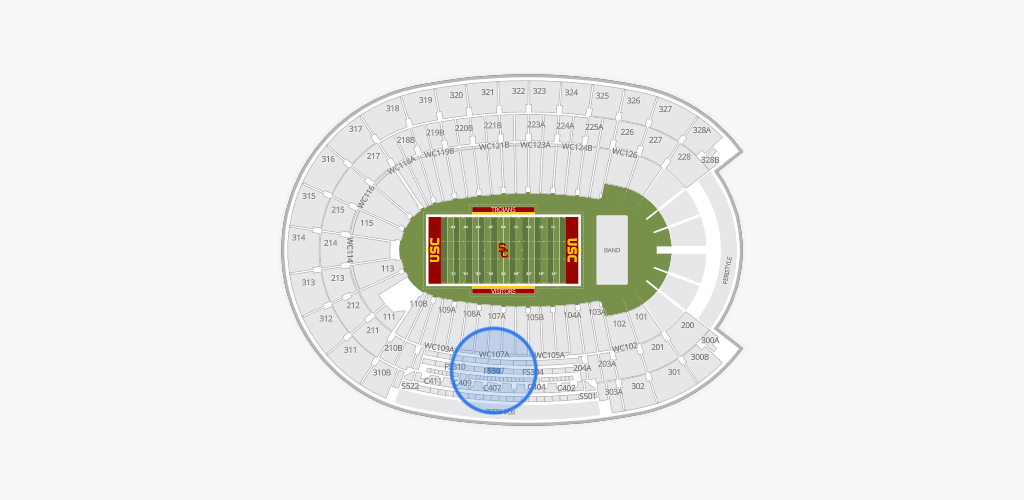 Los Angeles Memorial Coliseum Seating Chart