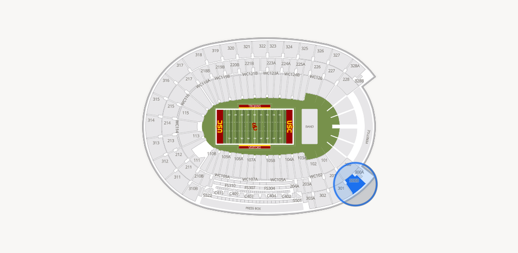 Los Angeles Memorial Coliseum Seating Chart